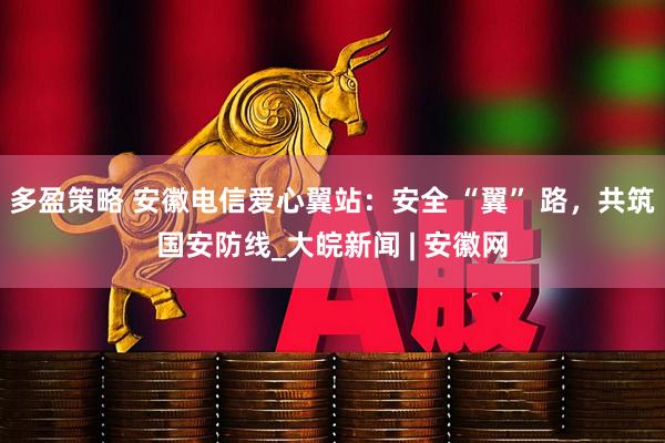 多盈策略 安徽电信爱心翼站：安全 “翼” 路，共筑国安防线_大皖新闻 | 安徽网